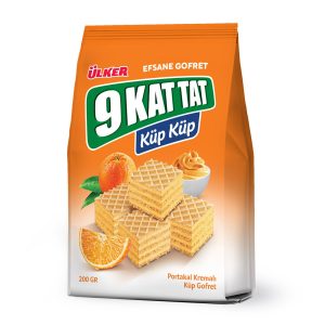 Ulker 9 Kat Wafer Orange 200g X 10